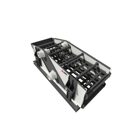 Металлический плетённый горизонтальный вибрирующий экран с двойной осью