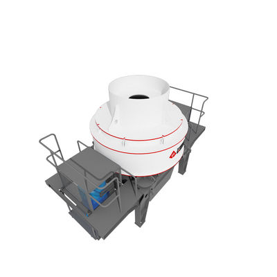 Продвинутый вертикальный ударный дробилка для горнодобывающей промышленности разряд гранулированность 2-5 мм центральное питание 230-261 т / ч